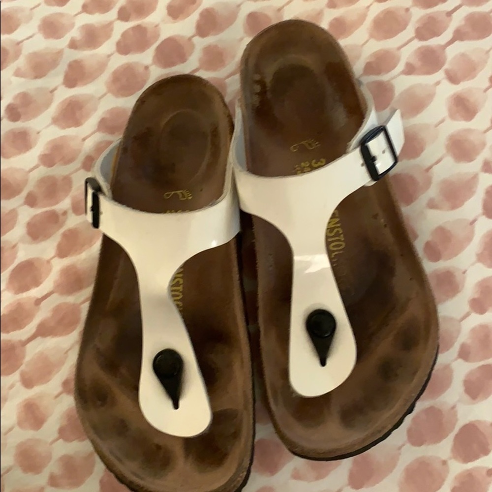 Birkenstock’s white sandal